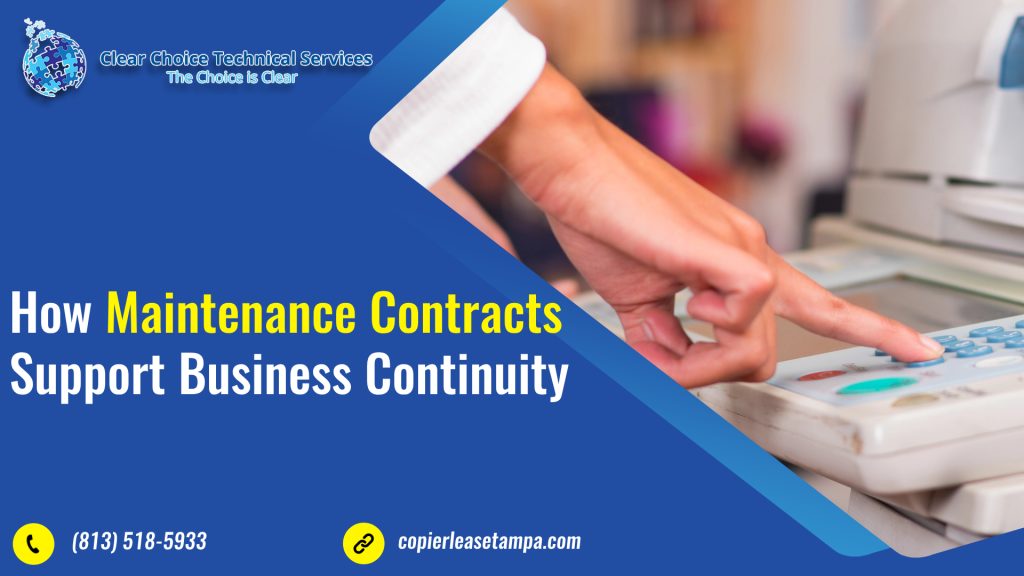 Comprehensive Support Maintenance Maintenance Contracts for Business Continuity | (813) 518-5933